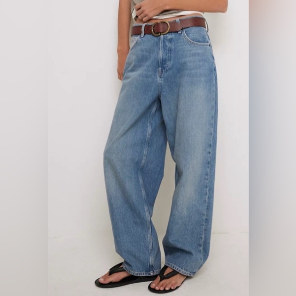 Free People We The Free Cora Slouchy Jeans. Meadow